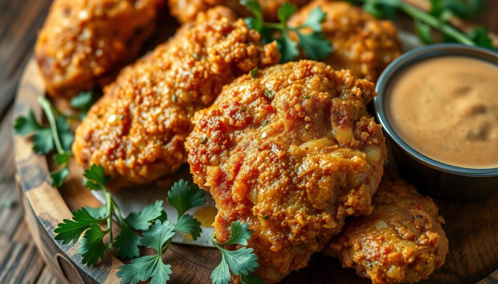 fried chicken thighs