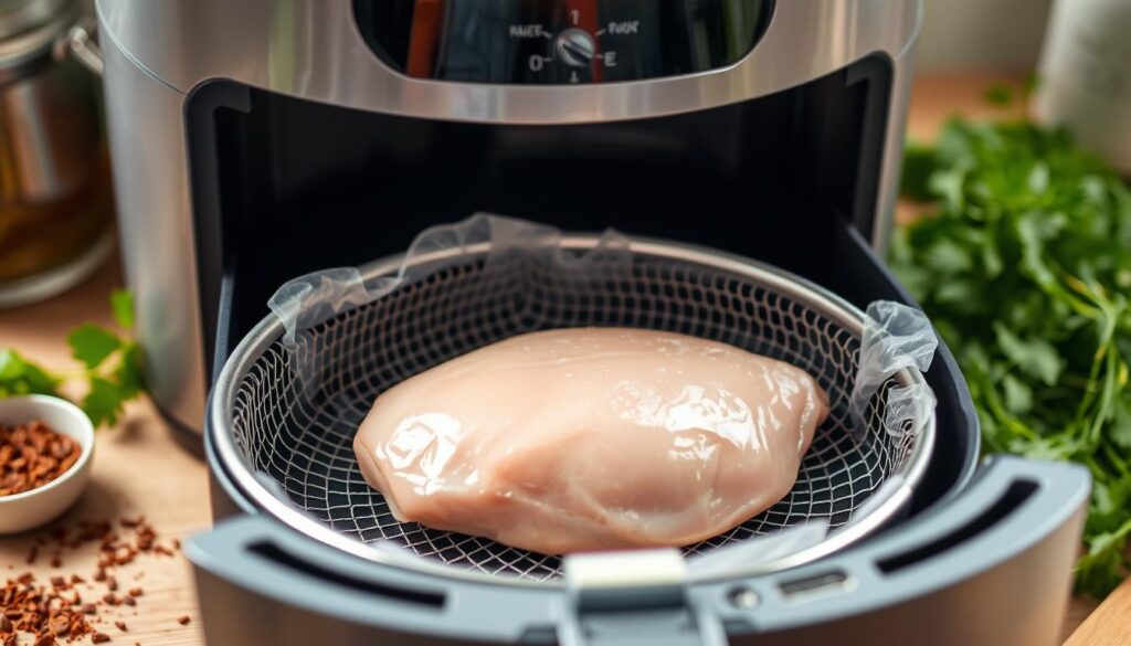 frozen chicken breast air fryer