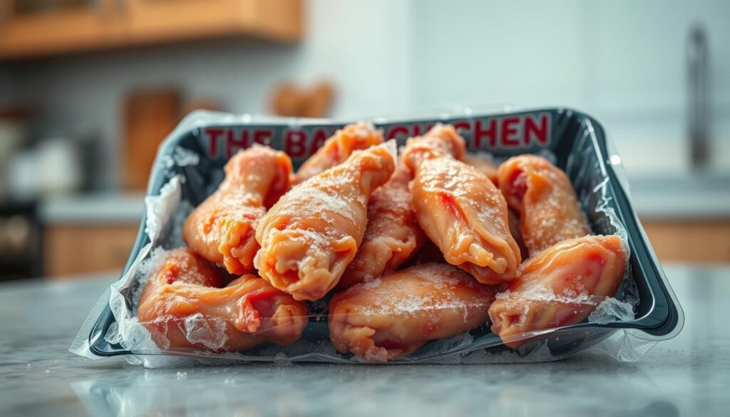 frozen chicken wings