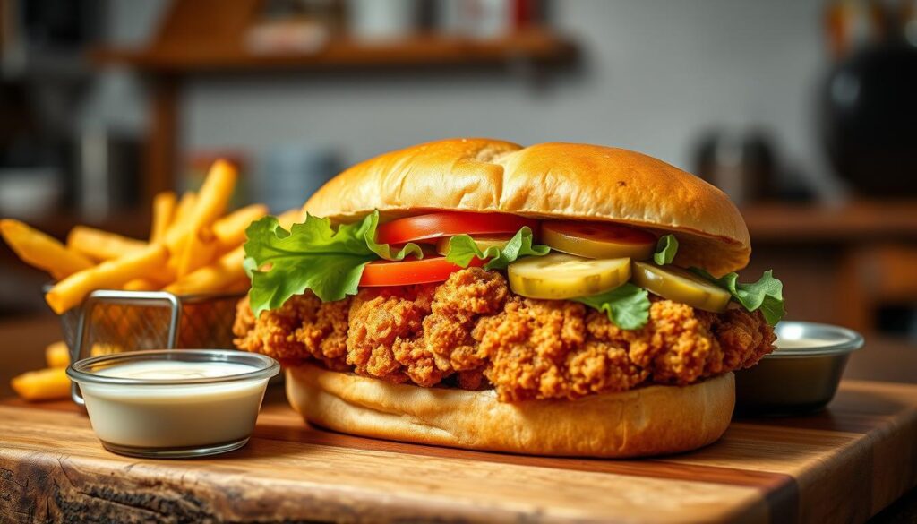 southern fried chicken sandwich