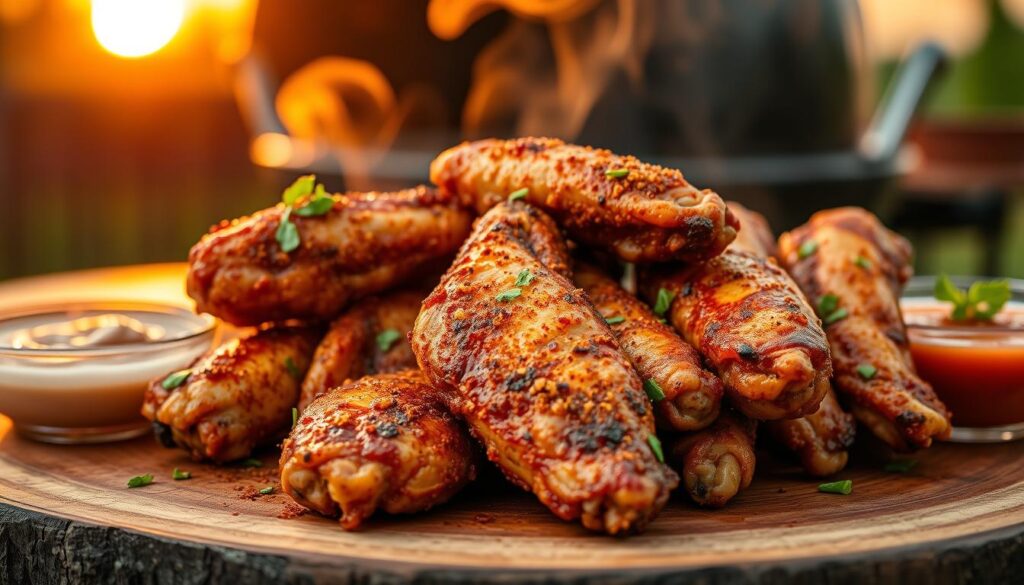 ultimate dry rub chicken wing grills