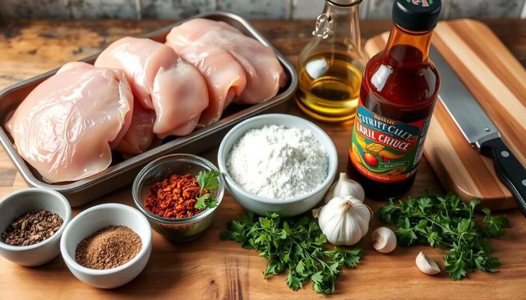 Air Fryer Chicken Cutlets Ingredients