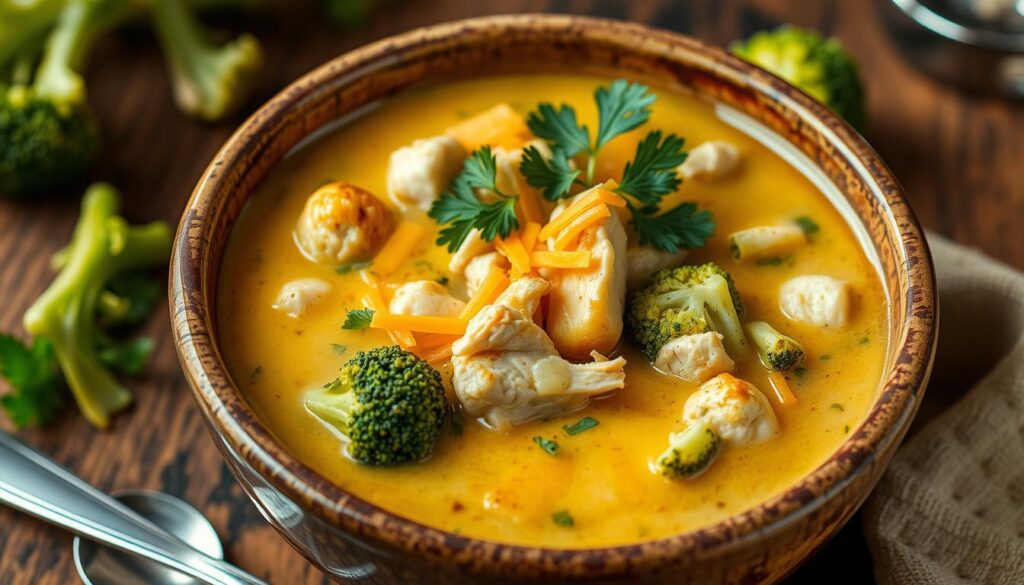 Creamy Chicken Broccoli Soup