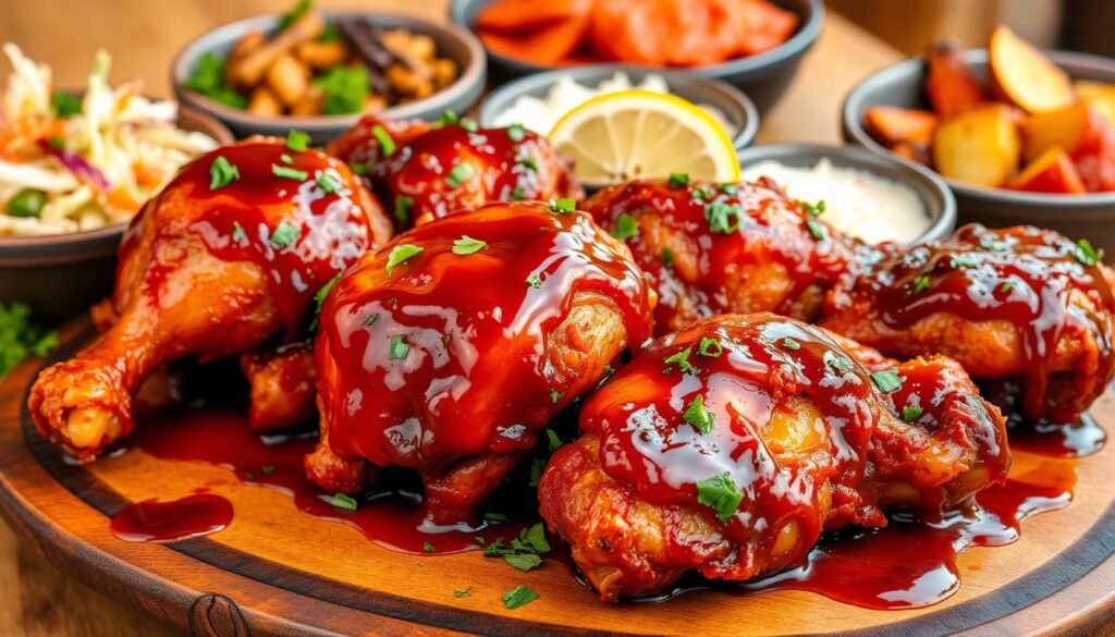 air fryer barbecue chicken