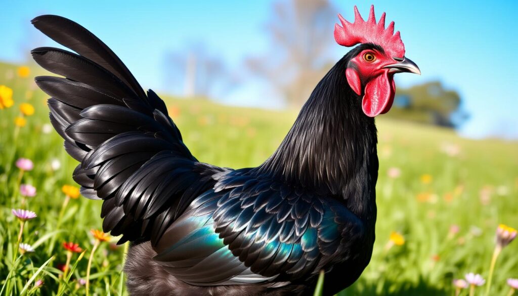 all black chicken