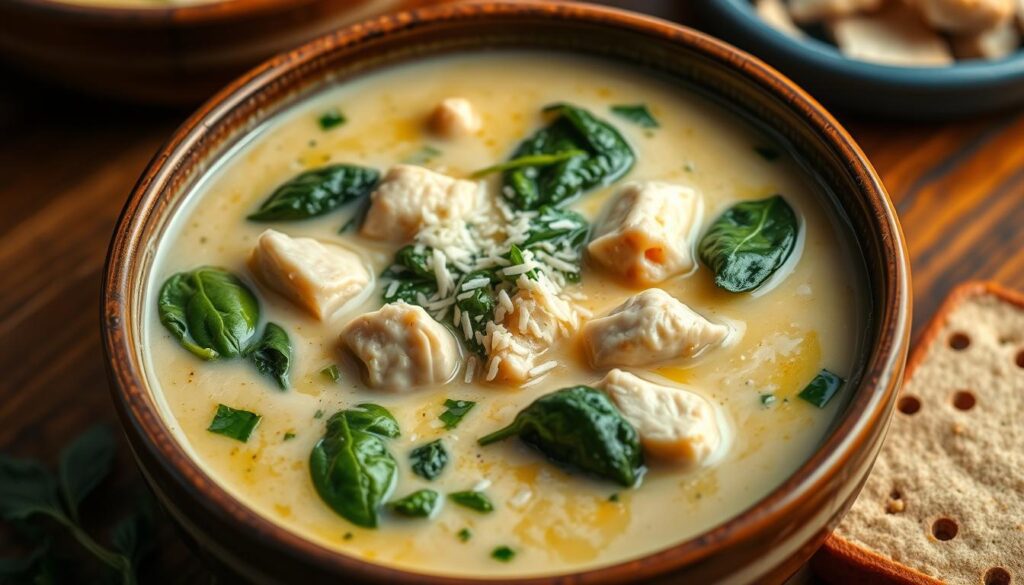 chicken florentine soup