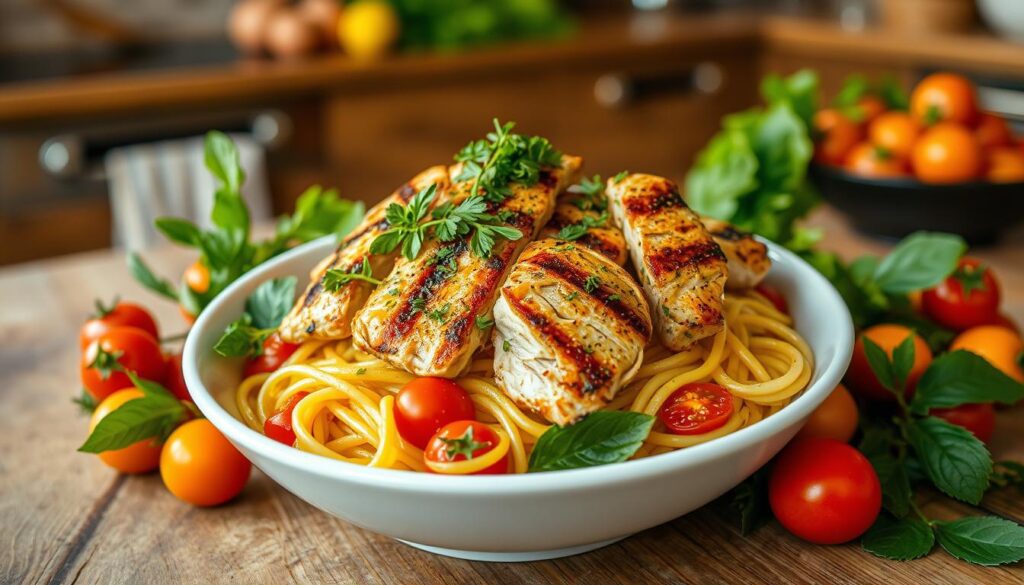 grilled chicken pasta