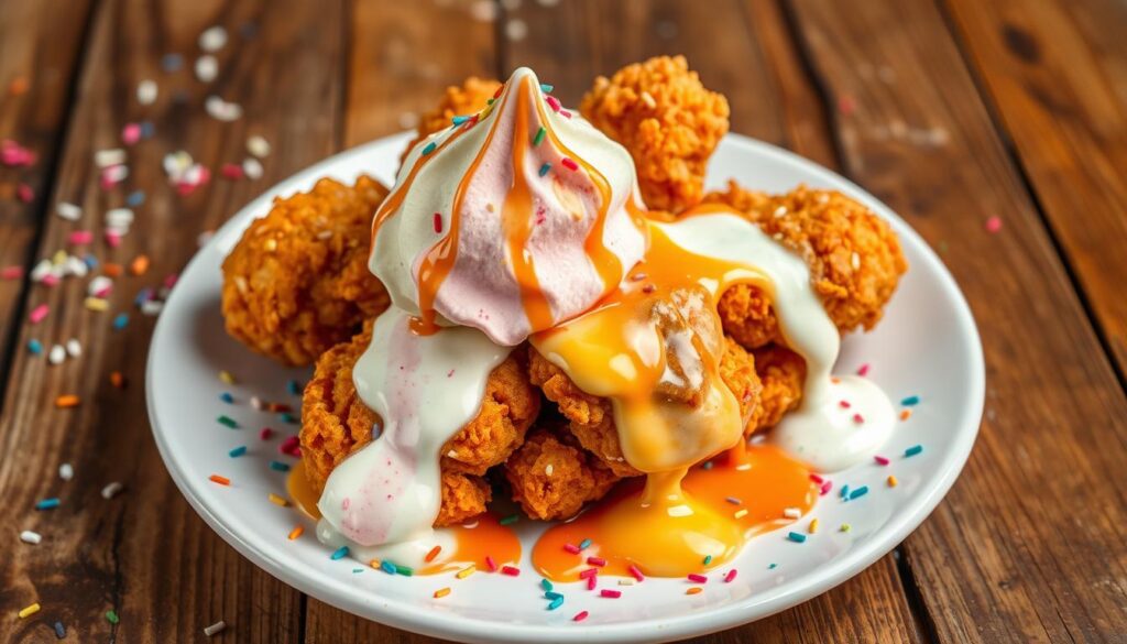 ice cream fried chicken