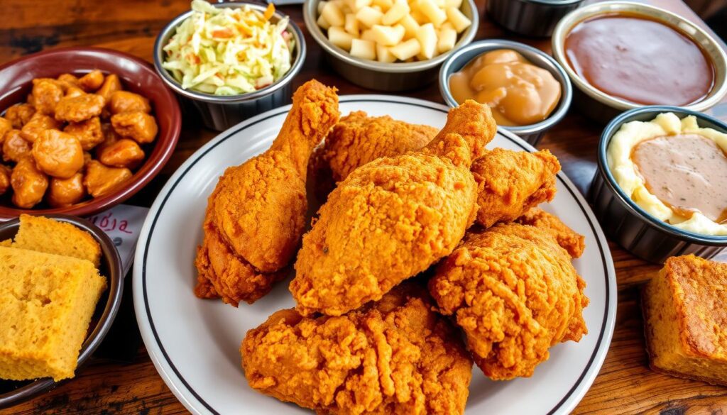 louisiana fried chicken menu