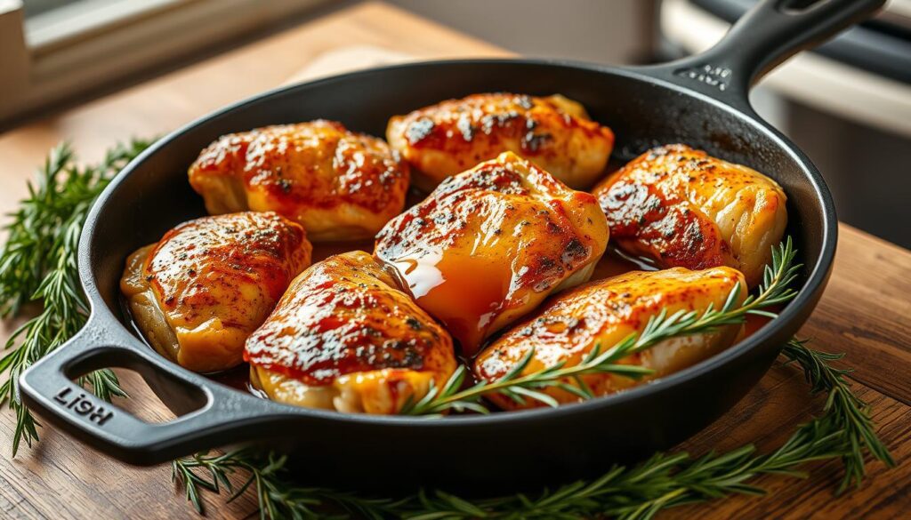 Cast Iron Skillet Chicken Thighs