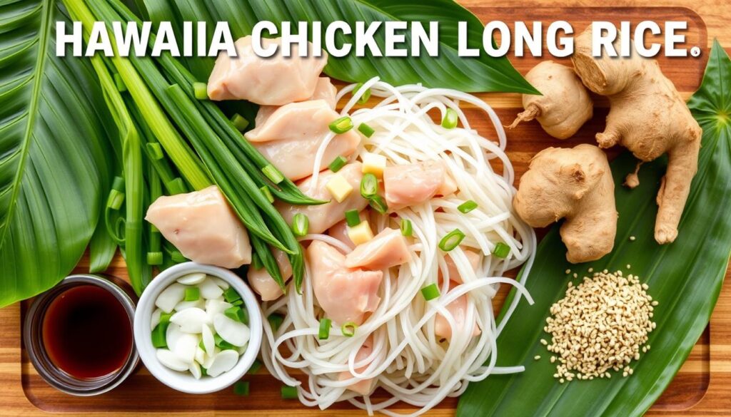 Chicken Long Rice Ingredients