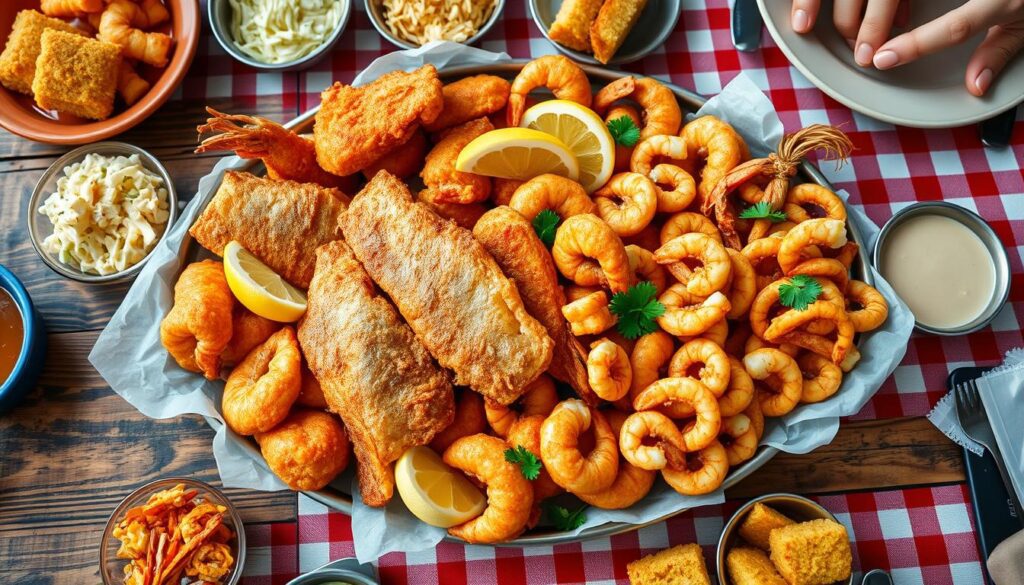 Family Seafood Platter Menu