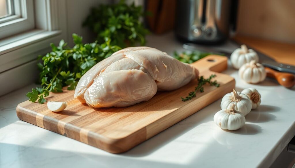 Split Chicken Breast Preparation